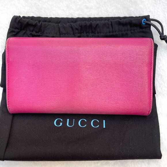 Gucci Pink long wallet - Picture 4 of 12